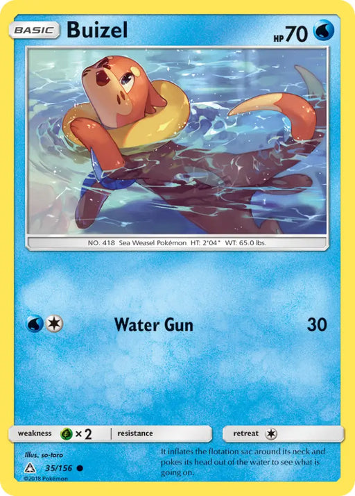 Buizel (35/156) [Sun & Moon: Ultra Prism] - Pokemon Single