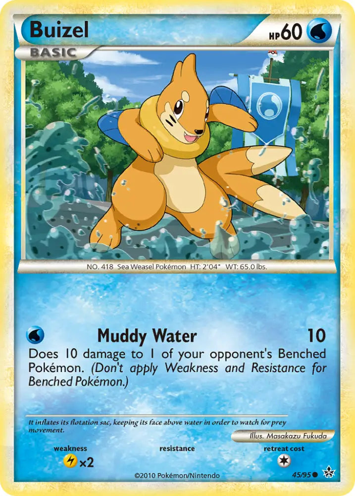 Buizel (45/95) [HeartGold & SoulSilver: Unleashed] - Pokemon Single