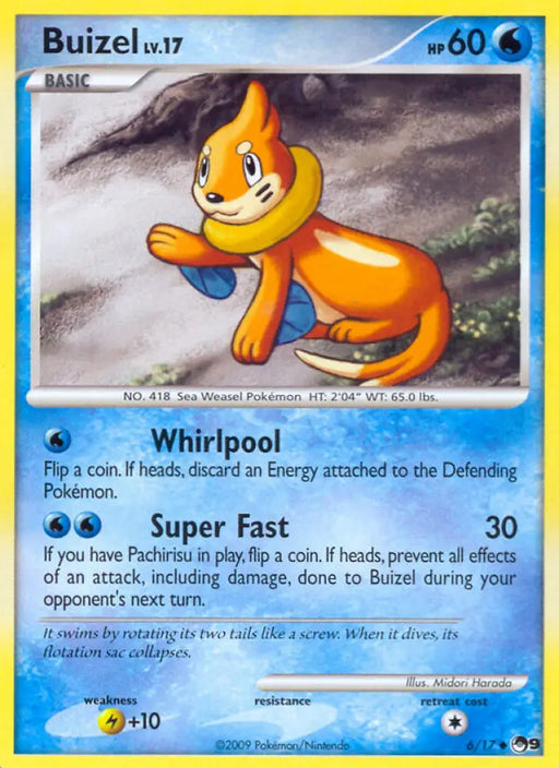 Buizel (6/17) [POP Series 9] - Pokemon Single