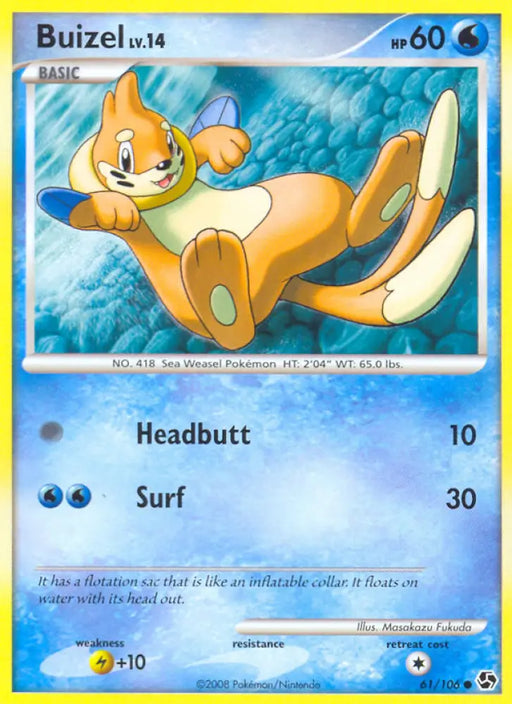 Buizel (61/106) [Diamond & Pearl: Great Encounters] - Pokemon Single