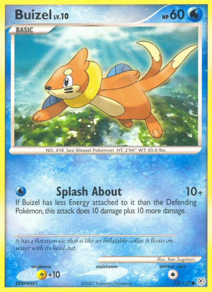 Buizel (72/130) [Diamond & Pearl: Base Set] - Pokemon Single
