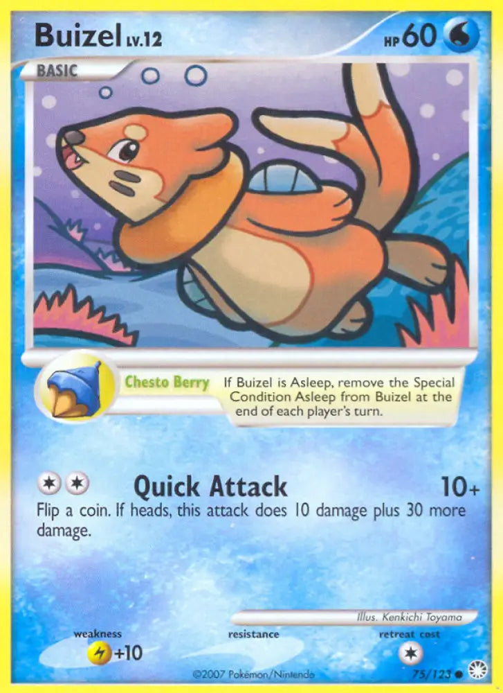 Buizel (75/123) [Diamond & Pearl: Mysterious Treasures] - Pokemon Single