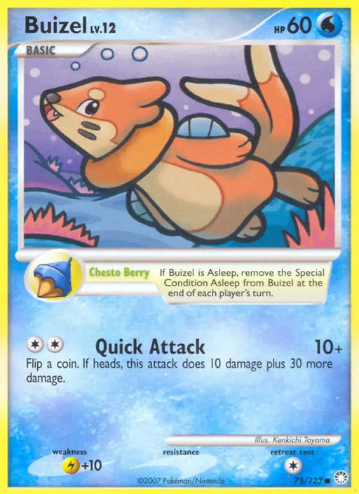 Buizel (75/123) [Diamond & Pearl: Mysterious Treasures] - Pokemon Single