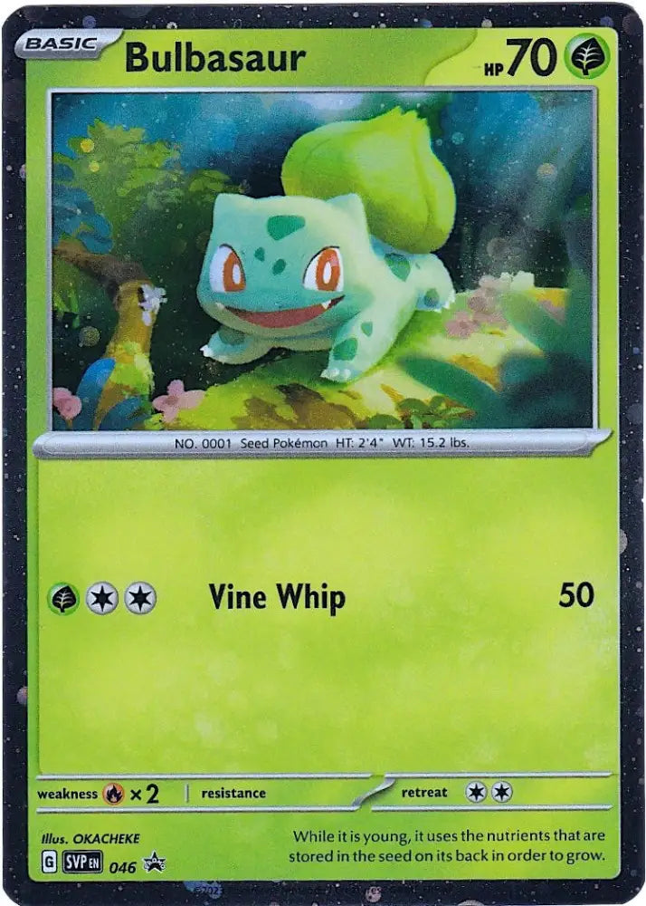 Bulbasaur (046) (Cosmos Holo) [Scarlet & Violet: Black Star Promos] - Pokemon Single