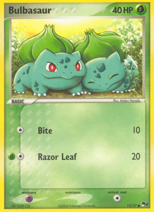 Bulbasaur (12/17) [POP Series 2] - Pokemon Single