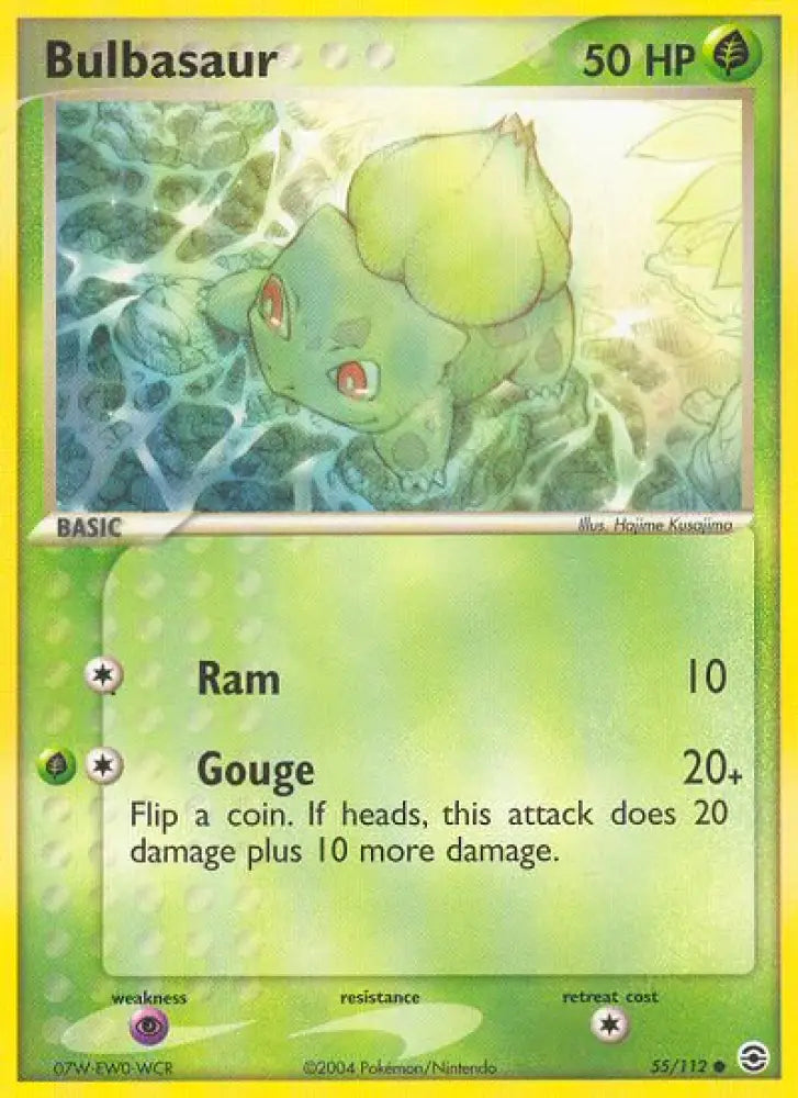 Bulbasaur (55/112) [EX: FireRed & LeafGreen] - Pokemon Single
