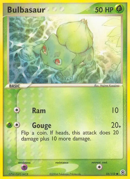 Bulbasaur (55/112) [EX: FireRed & LeafGreen] - Pokemon Single