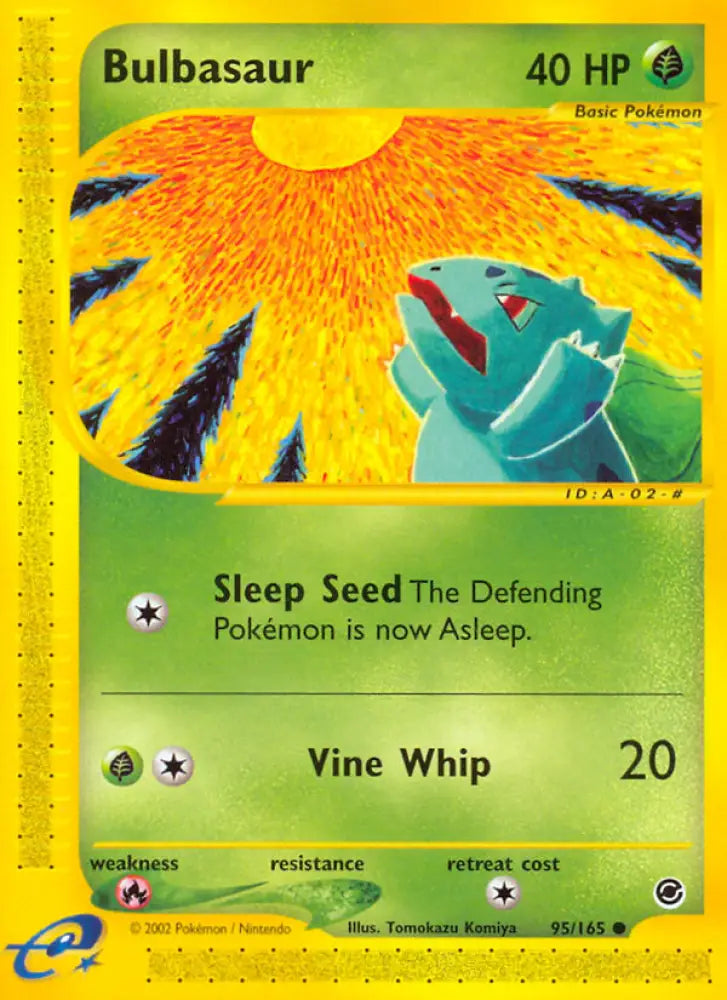 Bulbasaur (95/165) [Expedition: Base Set] - Pokemon Single