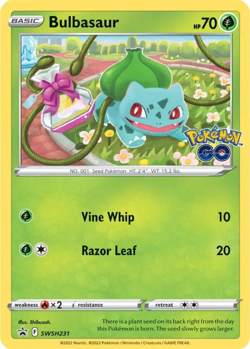 Bulbasaur (SWSH231) [Sword & Shield: Black Star Promos] - Pokemon Single