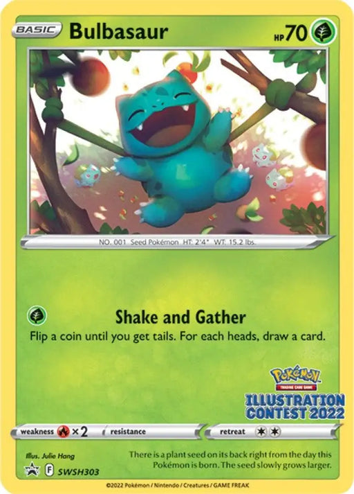 Bulbasaur (SWSH303) (Illustration Contest 2022) [Sword & Shield: Black Star Promos] - Pokemon Single