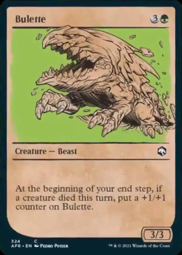 Bulette (Showcase) [Dungeons & Dragons: Adventures in the Forgotten Realms] - MTG Single