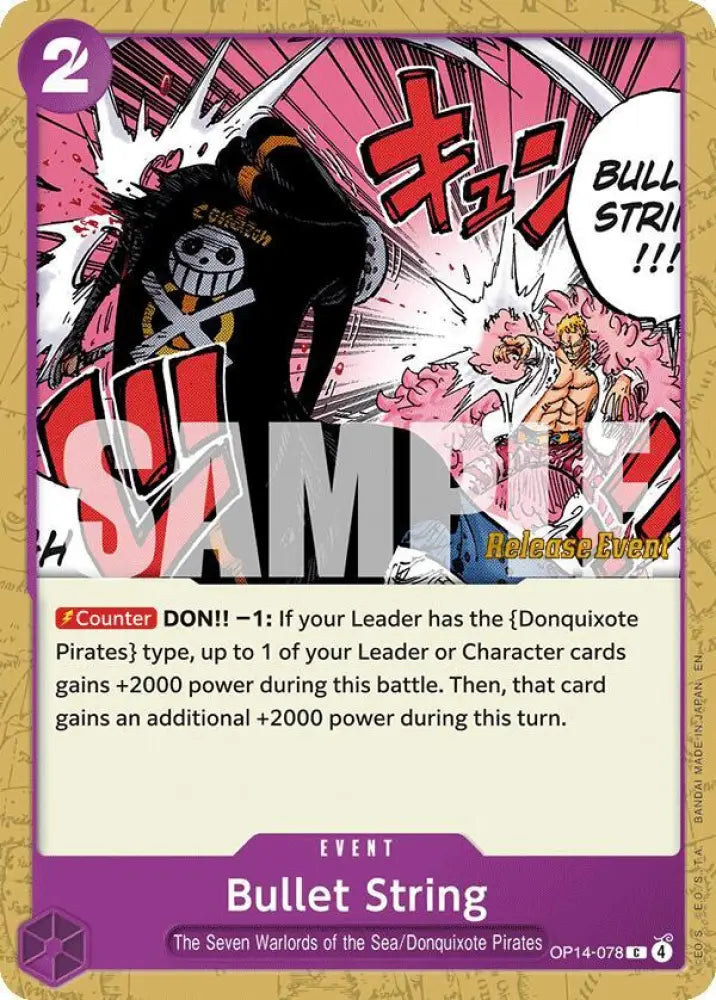 Bullet String (OP14-078) [The Azure Sea's Seven Release Event Cards]