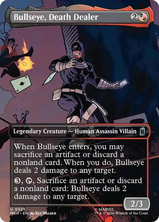 Bullseye, Death Dealer (Borderless) (325) [Marvel Super Heroes]