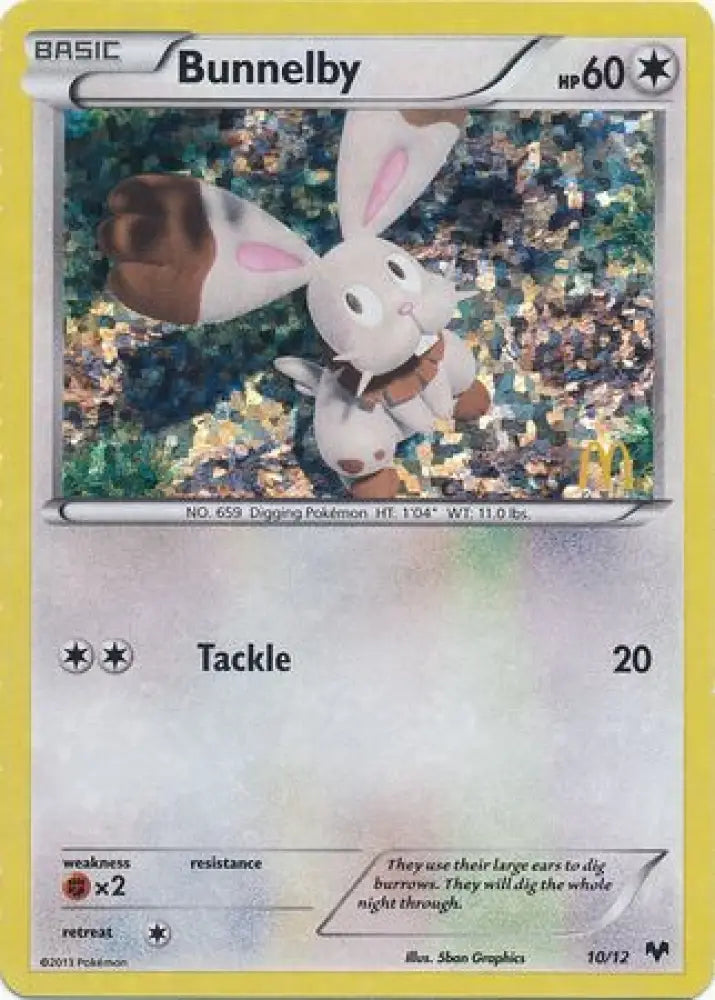 Bunnelby (10/12) [McDonald’s Promos: 2014 Collection] - Pokemon Single