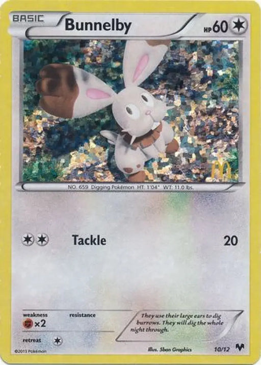 Bunnelby (10/12) [McDonald’s Promos: 2014 Collection] - Pokemon Single
