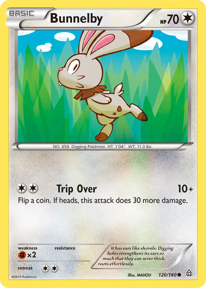 Bunnelby (120/160) [XY: Primal Clash] - Pokemon Single