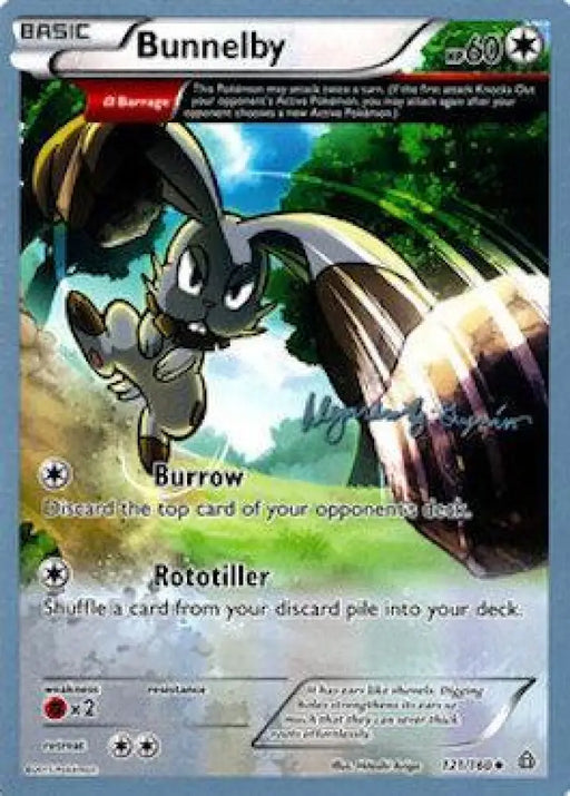 Bunnelby (121/160) (Primal Groudon - Alejandro Ng-Guzman) [World Championships 2015] - Pokemon Single