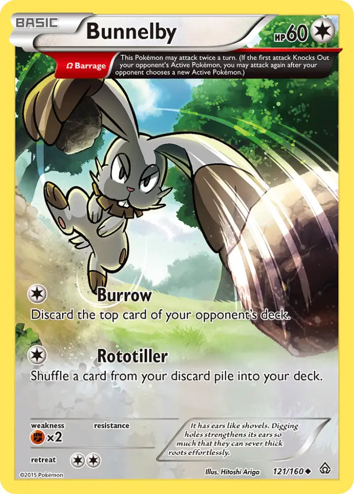 Bunnelby (121/160) [XY: Primal Clash] - Pokemon Single