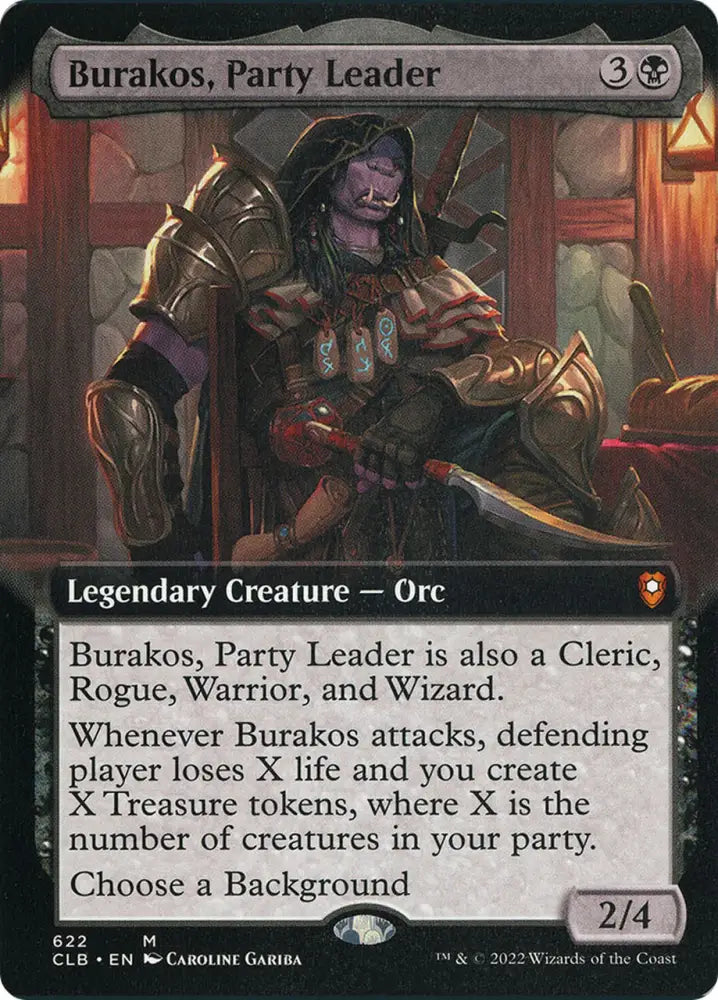 Burakos Party Leader (Extended Art) [Commander Legends: Battle for Baldur’s Gate] - MTG Single