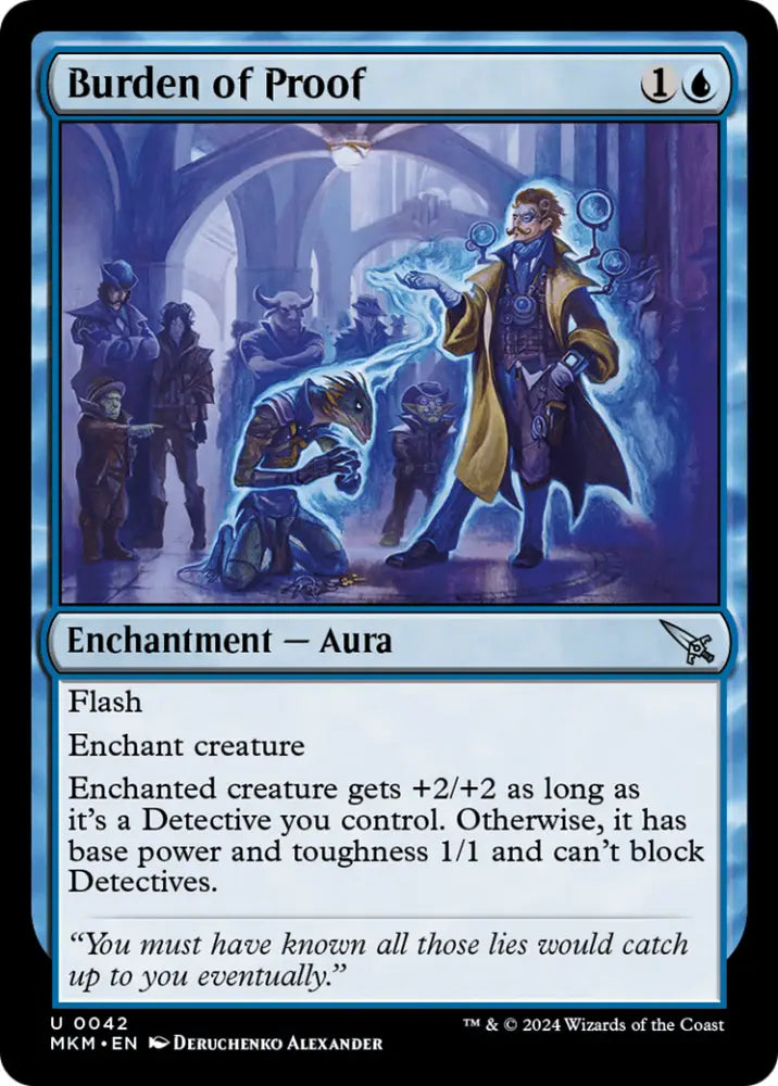 Burden of Proof [Murders at Karlov Manor] - MTG Single