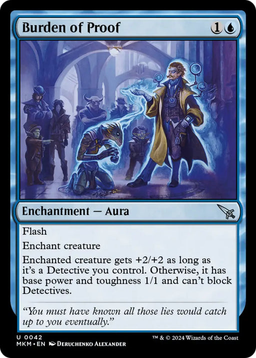 Burden of Proof [Murders at Karlov Manor] - MTG Single