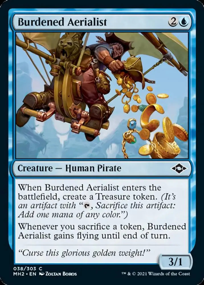 Burdened Aerialist [Modern Horizons 2] - MTG Single