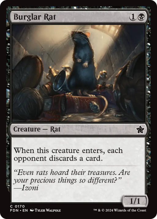 Burglar Rat [Foundations] - MTG Single