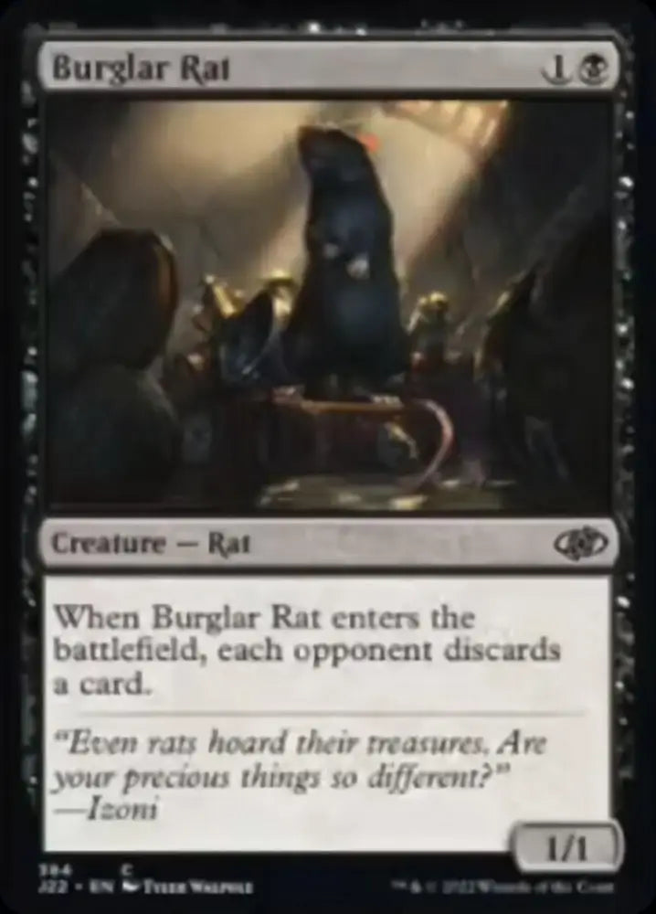 Burglar Rat [Jumpstart 2022] - MTG Single