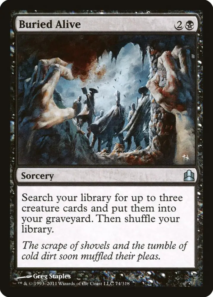 Buried Alive [Commander 2011] - MTG Single