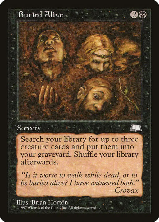 Buried Alive [Weatherlight] - MTG Single