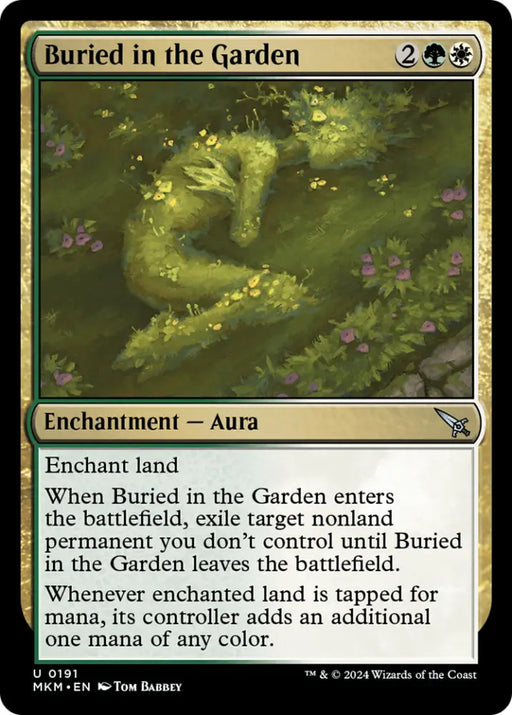 Buried in the Garden [Murders at Karlov Manor] - MTG Single