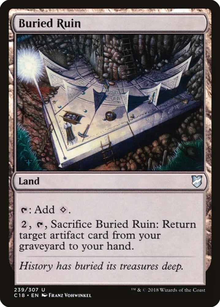 Buried Ruin [Commander 2018] - MTG Single