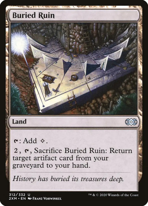 Buried Ruin [Double Masters] - MTG Single