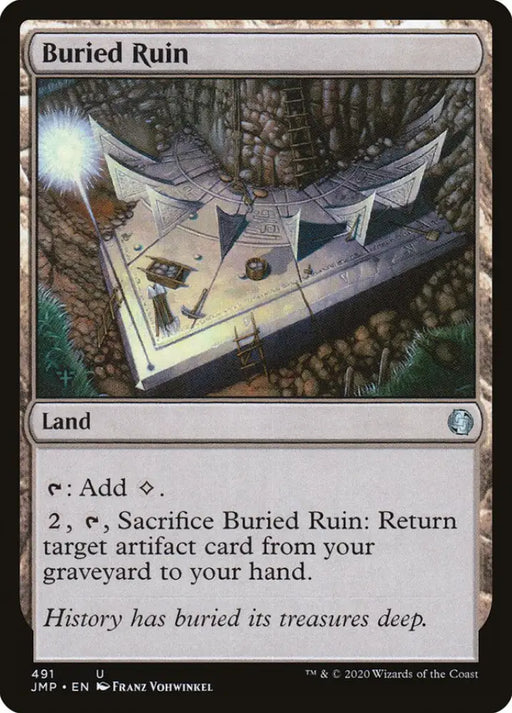 Buried Ruin [Jumpstart] - MTG Single