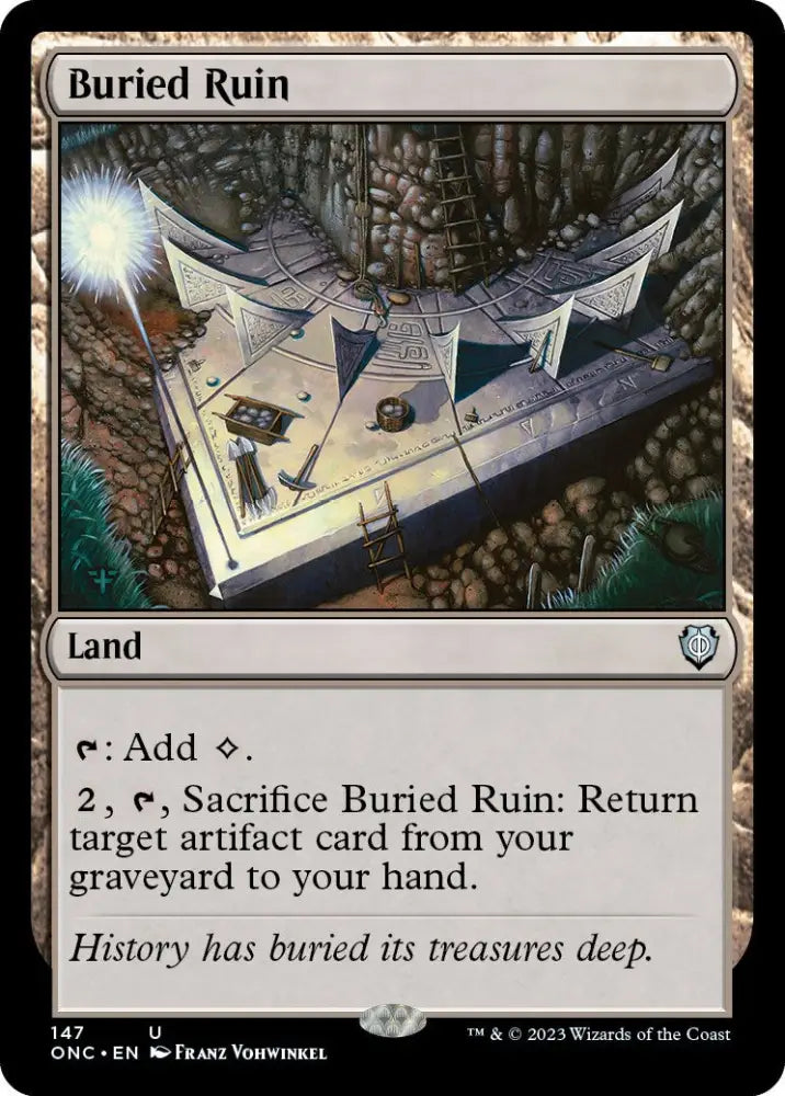 Buried Ruin [Phyrexia: All Will Be One Commander] - MTG Single