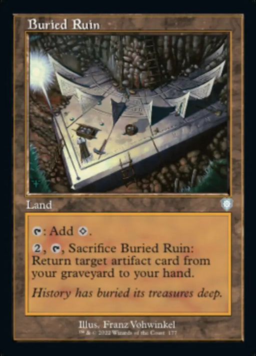 Buried Ruin (Retro) [The Brothers’ War Commander] - MTG Single