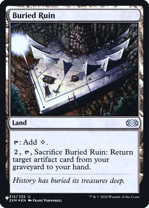 Buried Ruin [Secret Lair: Heads I Win Tails You Lose] - MTG Single