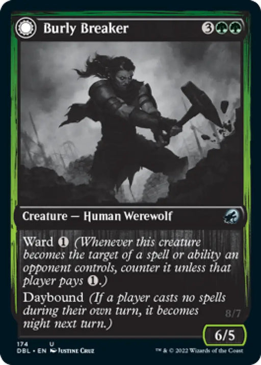 Burly Breaker // Dire-Strain Demolisher [Innistrad: Double Feature] - MTG Single