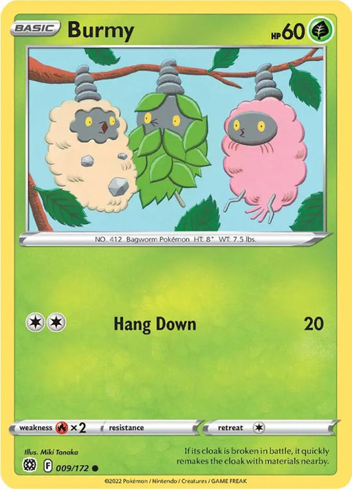 Burmy (009/172) [Sword & Shield: Brilliant Stars] - Pokemon Single