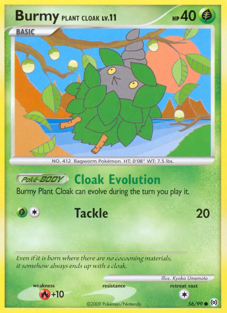 Burmy Plant Cloak (56/99) [Platinum: Arceus] - Pokemon Single