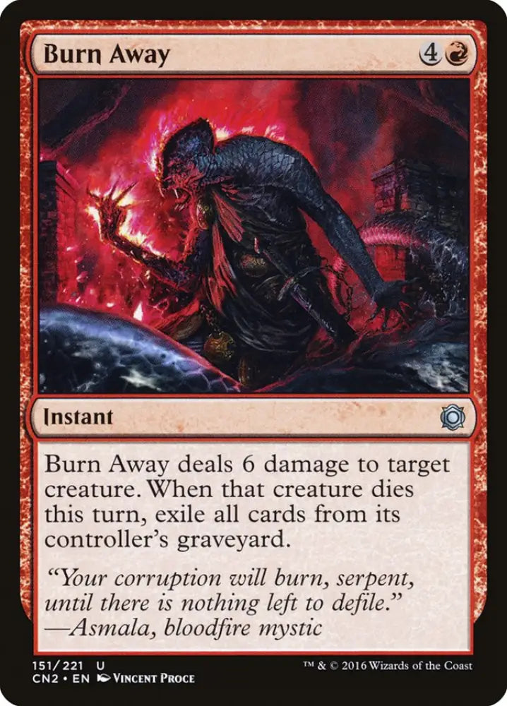 Burn Away [Conspiracy: Take the Crown] - MTG Single