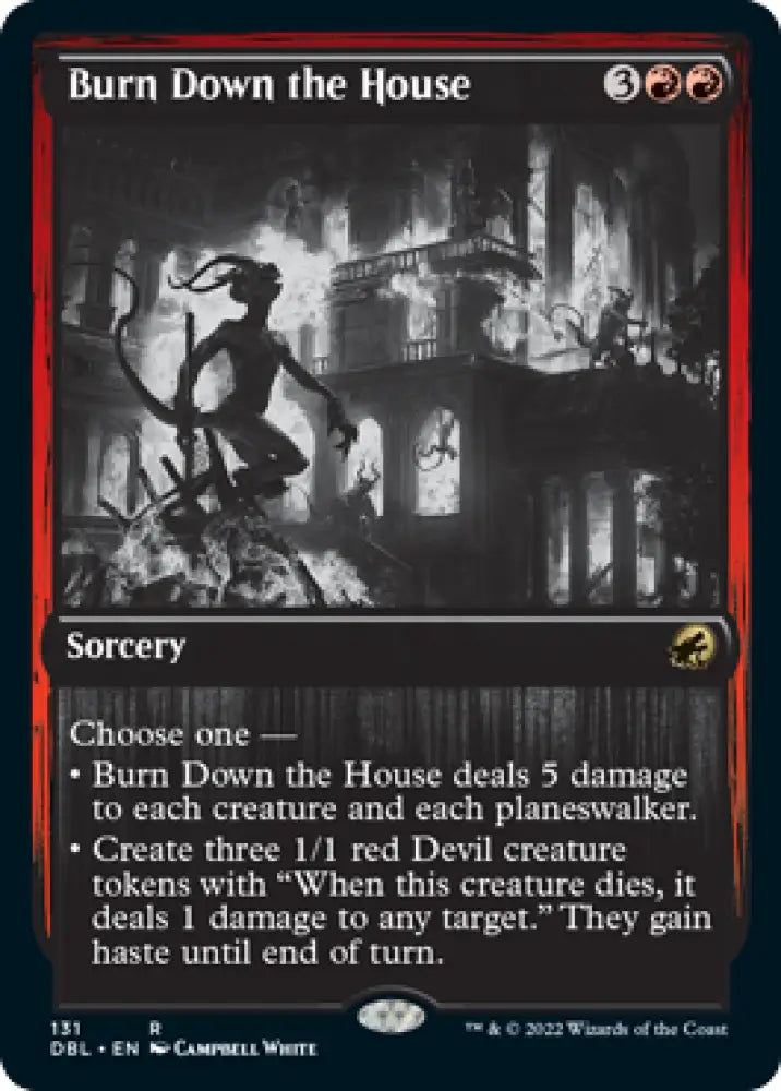 Burn Down the House [Innistrad: Double Feature] - MTG Single