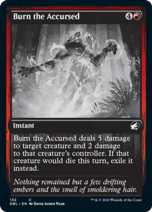 Burn the Accursed [Innistrad: Double Feature] - MTG Single