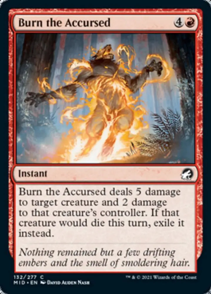 Burn the Accursed [Innistrad: Midnight Hunt] - MTG Single