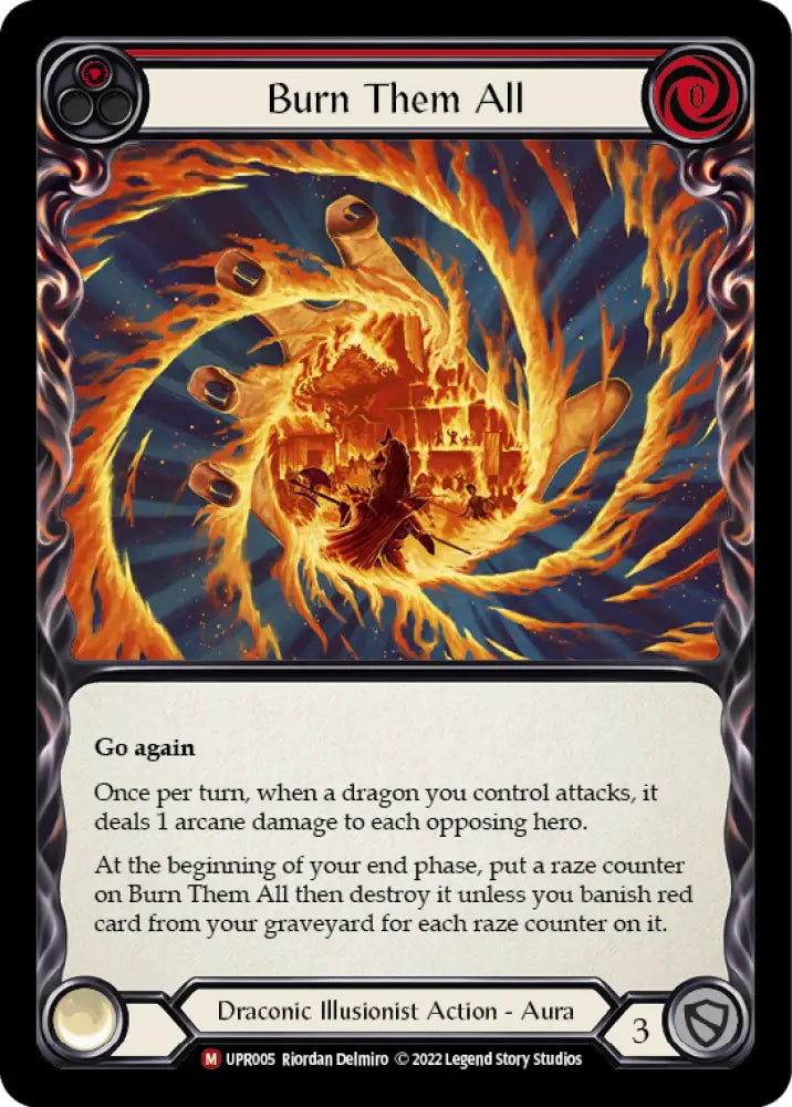 Burn Them All [Uprising] - Flesh And Blood Single