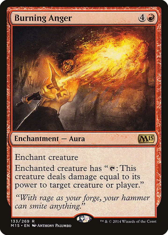 Burning Anger [Magic 2015] - MTG Single