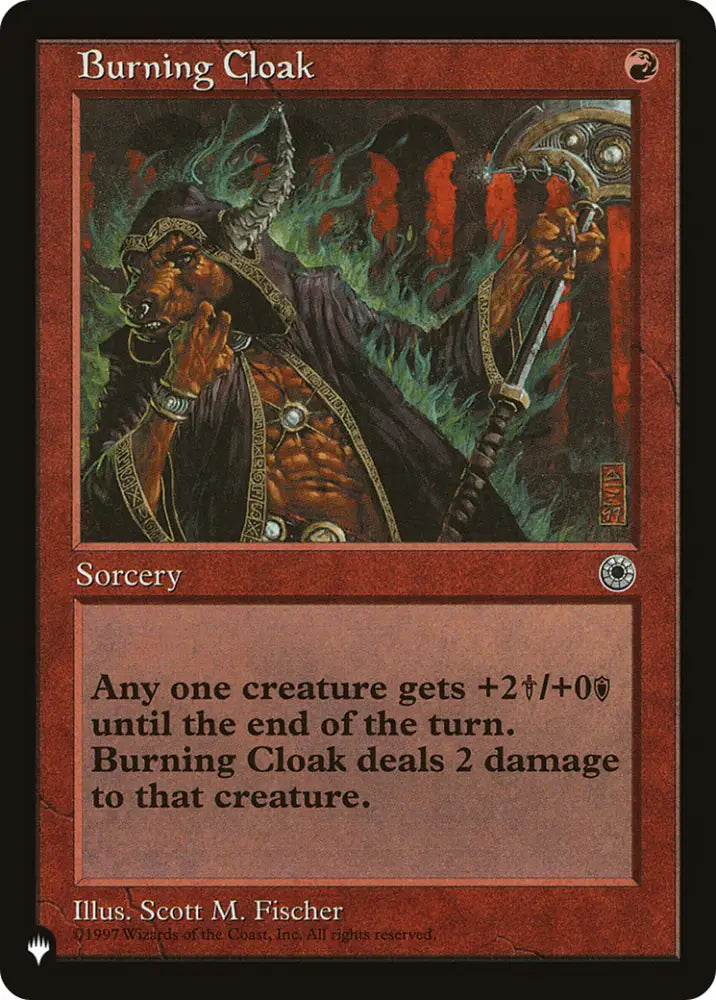 Burning Cloak [The List] - MTG Single