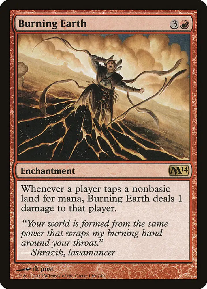 Burning Earth [Magic 2014] - MTG Single
