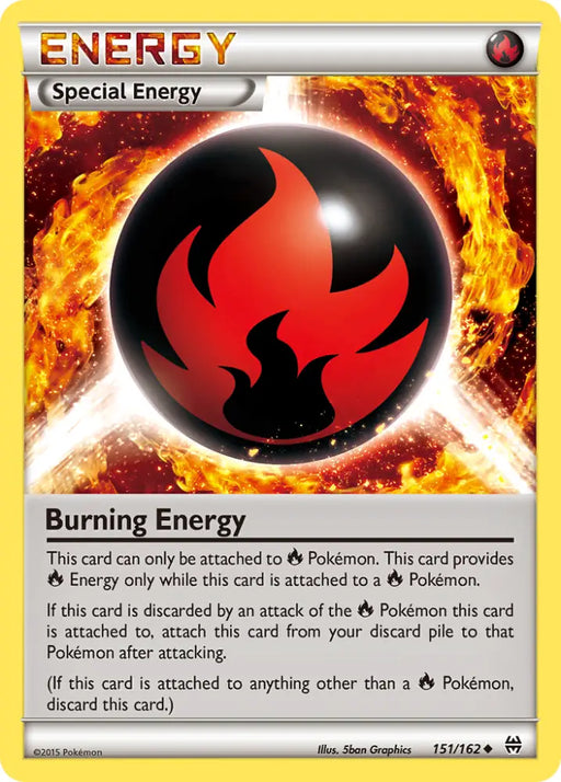 Burning Energy (151/162) [XY: BREAKthrough] - Pokemon Single
