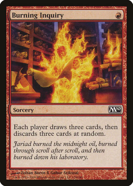 Burning Inquiry [Magic 2010] - MTG Single
